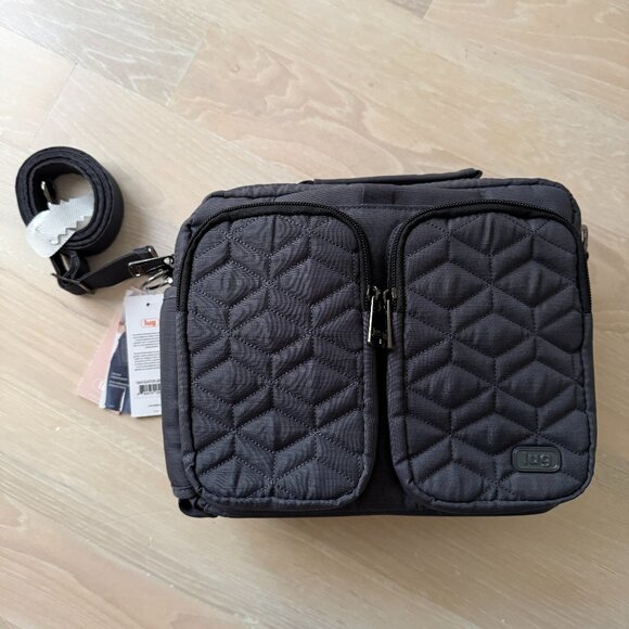 Lug Navigator Crossbody Bag - Brushed Grey - Picture 2 of 6